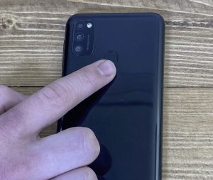 Fingerabdrucksensor am Samsung getestet