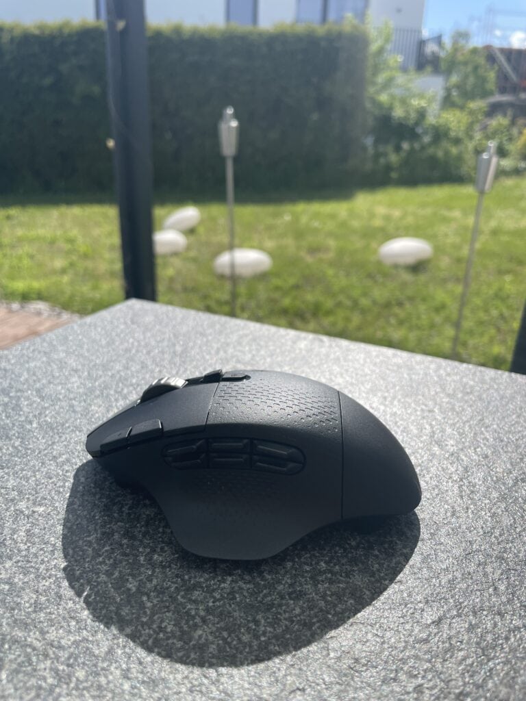 Logitech G604 Ergonmie