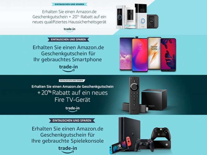 Amazon Trade-In-Programm: Jetzt alte Hardware loswerden