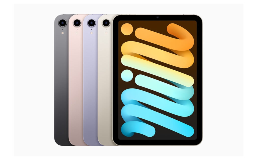 iPad mini in den vier Farben