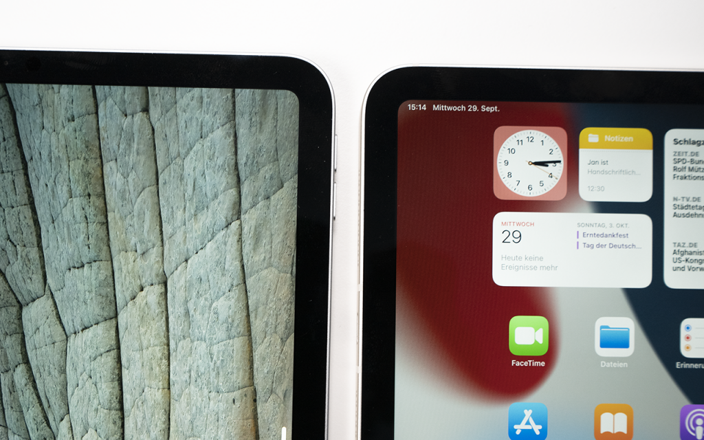 iPad mini 2021 Bildschirmrand