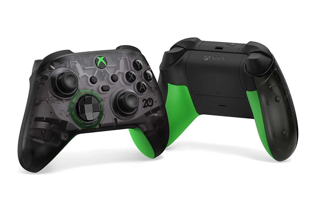 Xbox-Controller von vorne und hinten