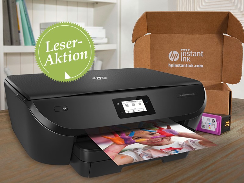 Leser-Aktion: Jetzt HP-Fotodrucker testen und behalten