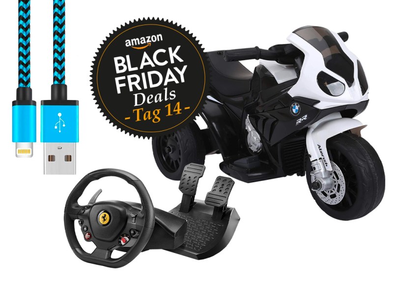 Drei Artikel aus dem Amazon-Angebot nebeneinander