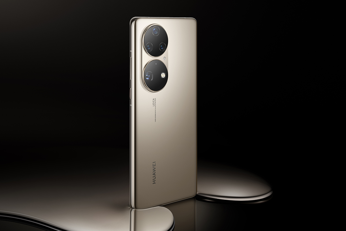 Huawei P50 Pro in Gold Rückseite