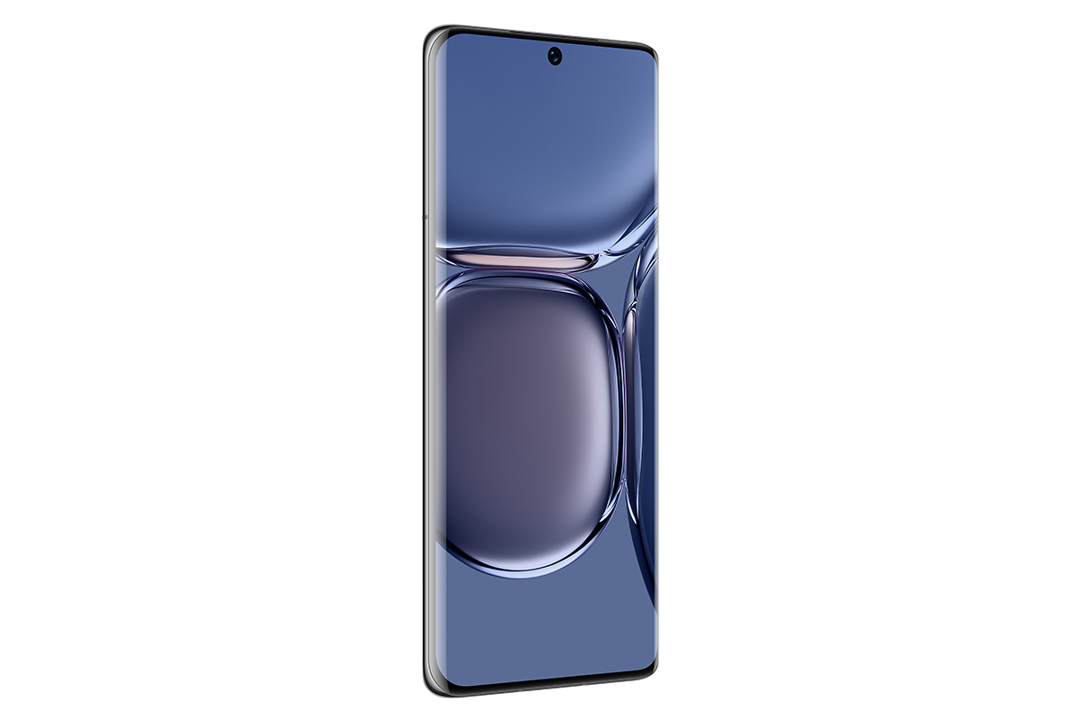 Huawei P50 Pro seitlich von vorne betrachtet