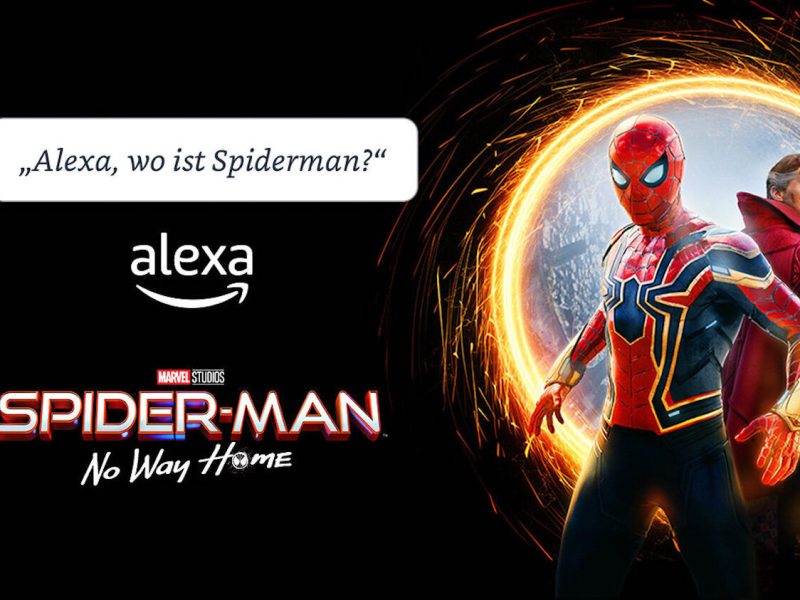 Ein Werbeplakat für Spider-Man