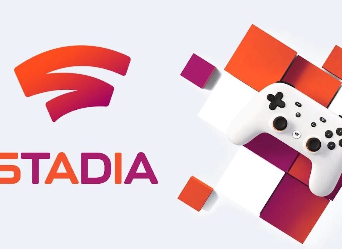 Eine Werbeanzeige für Google Stadia