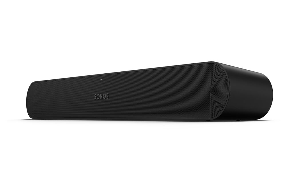 Ein Produktbild der neuen Sonos Soundbar Ray.