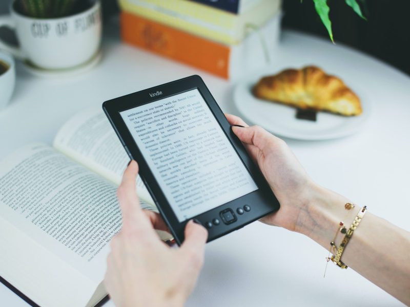 Amazon Kindle im Einsatz