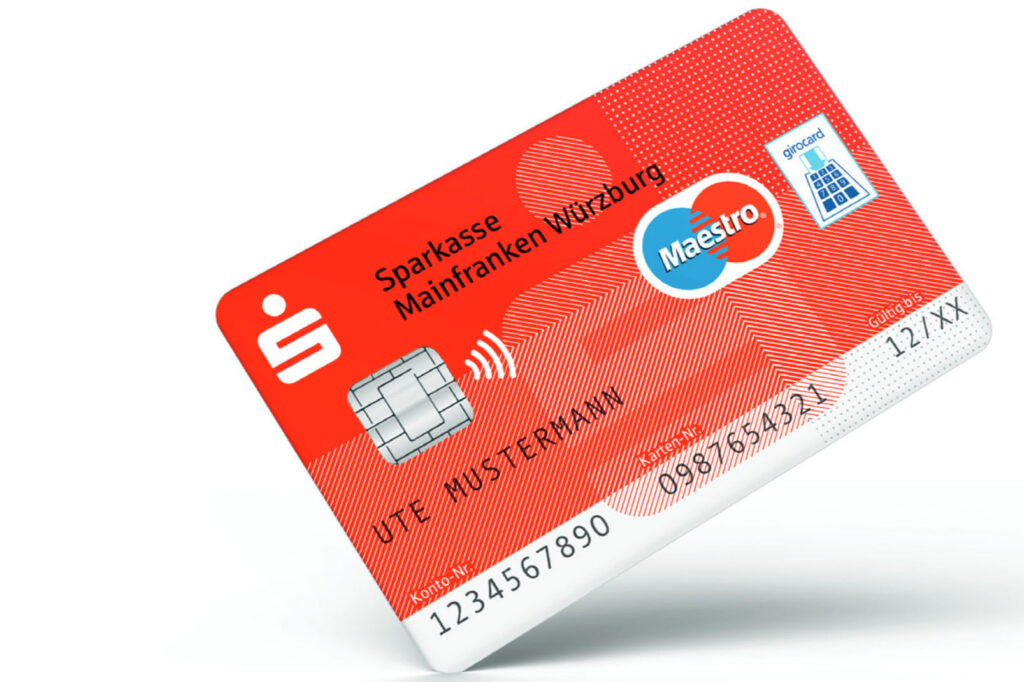 Girokarte mit NFC-Symbol