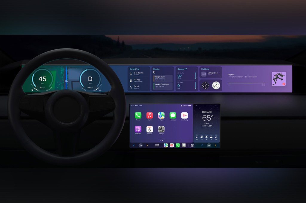 Das neue CarPlay-Overlay von iOS 16.