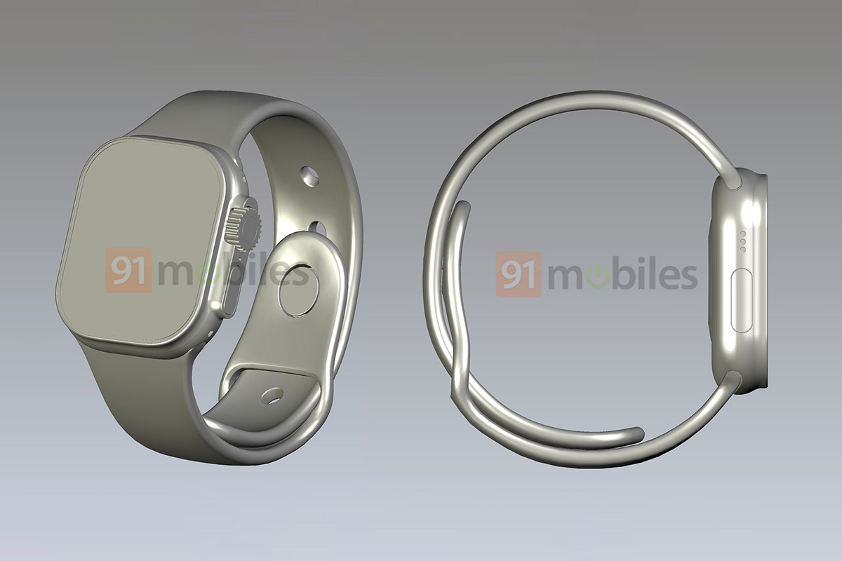 Apple Watch Pro Leak Front and Side