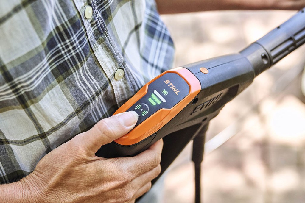 Das Bedienpanel des Stihl Hochdruckreinigers.