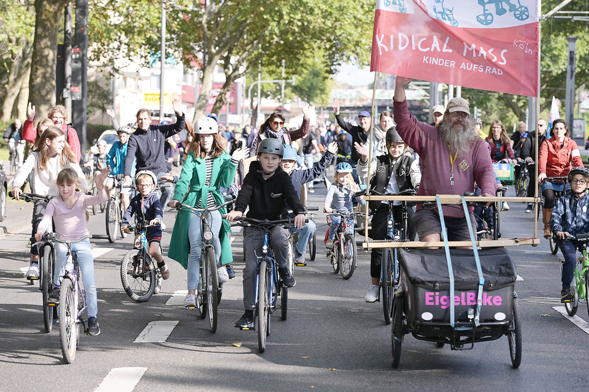 Totale Teilnehmer bei der Kidical Mass