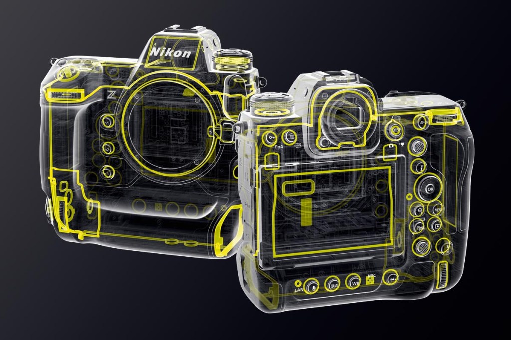 Schematische Darstellung der aufwändigen Abdichtung der Nikon