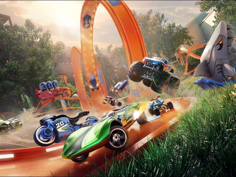 Ein Artwork aus dem kommenden Videospiel Hot Wheels Unleashed 2.