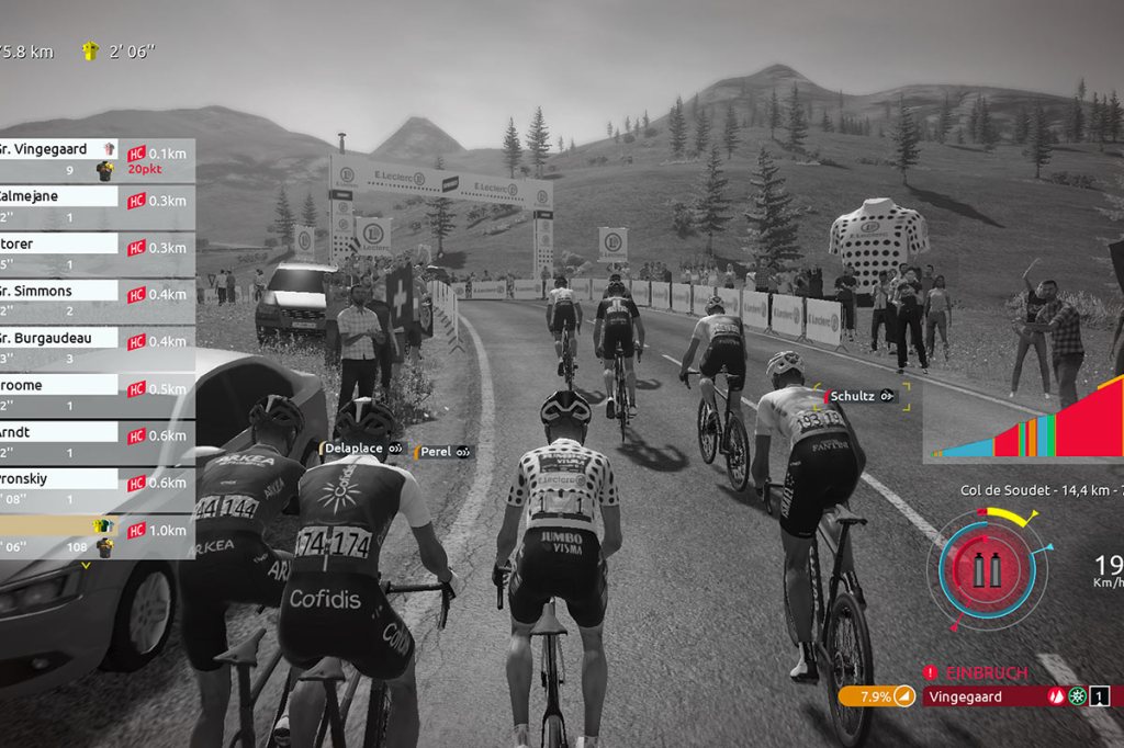 Screenshot zum Videospiel Tour de France 2023.