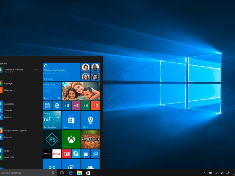 Ein Desktop-Hintergrund von Windows.