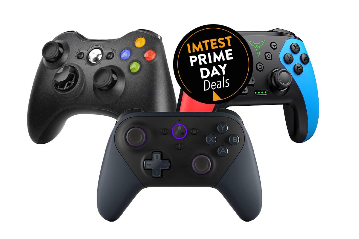 Controller von Amazon, Hellcool und Diswoe vor weißem Hintergrund