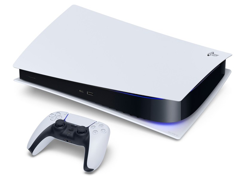 Ein Bild der Sony PlayStation 5.