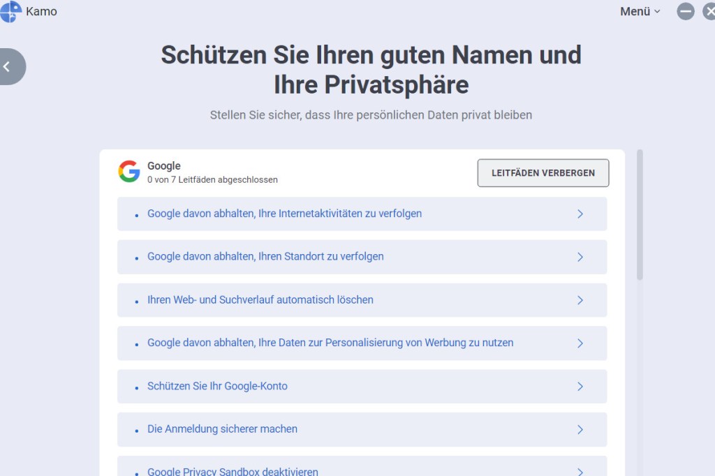 Anleitungen für verschiedene Web-Dienste