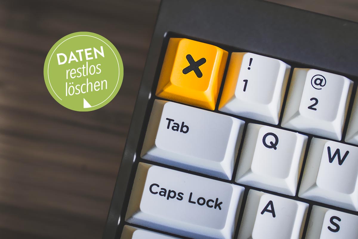 Tastatur mit Lösch-Taste