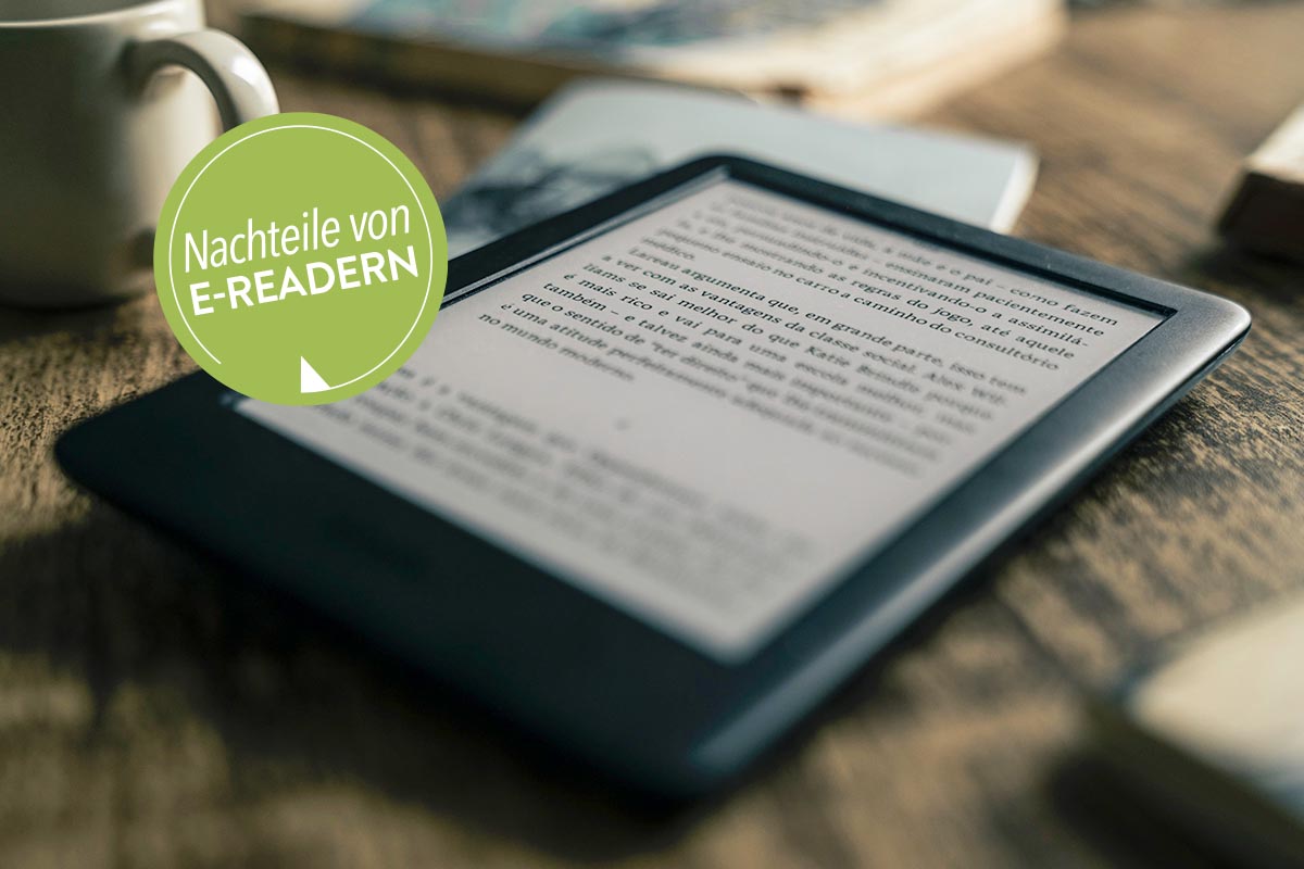 Kindle auf Schreibtisch