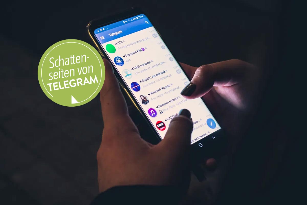 Handy mit Telegram