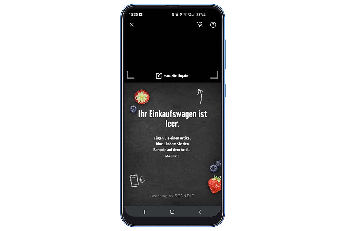 Ein Screenshot aus der Edeka-App.