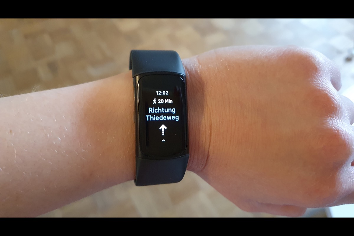 Das Foto zeigt die Fitbit Charge 6.