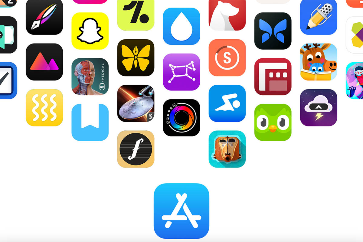 Screenshot App Store Startseite