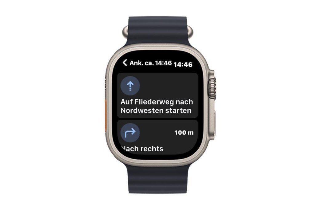 Google Maps auf der Apple Watch