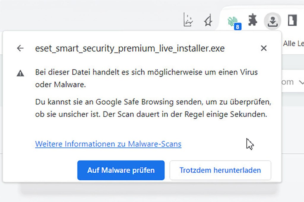 Eset Wanrmeldung