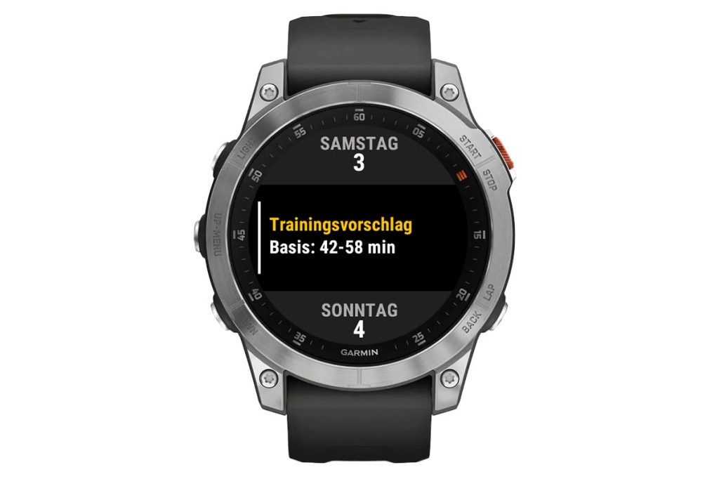 Trainingsvorschläge Garmin