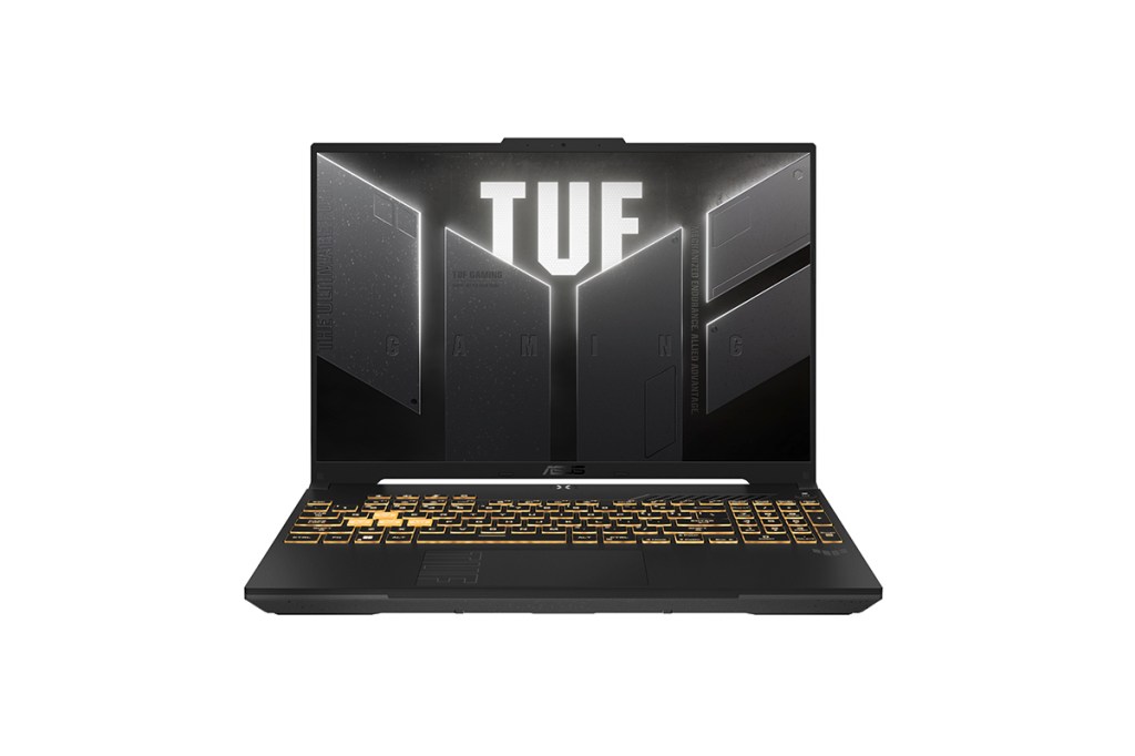 Pressebind des ASUS TUF Gaming F16 Gaming Notebooks.