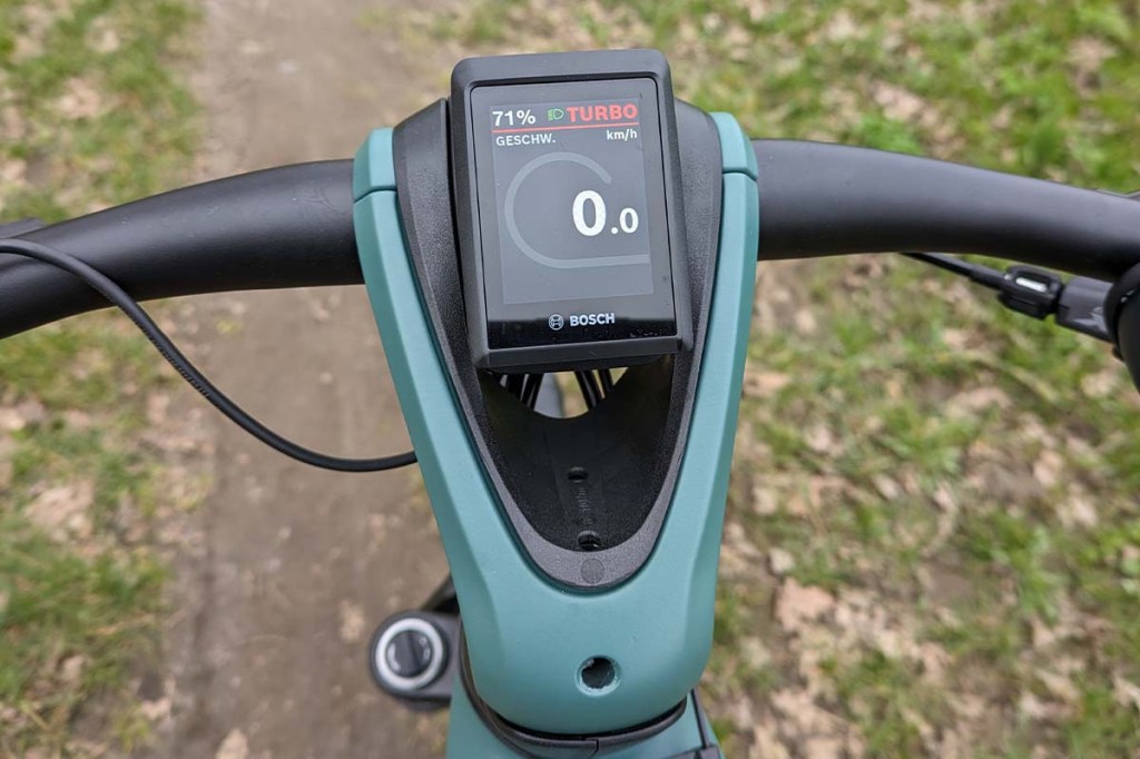 Nahaufnahme Display E-bike