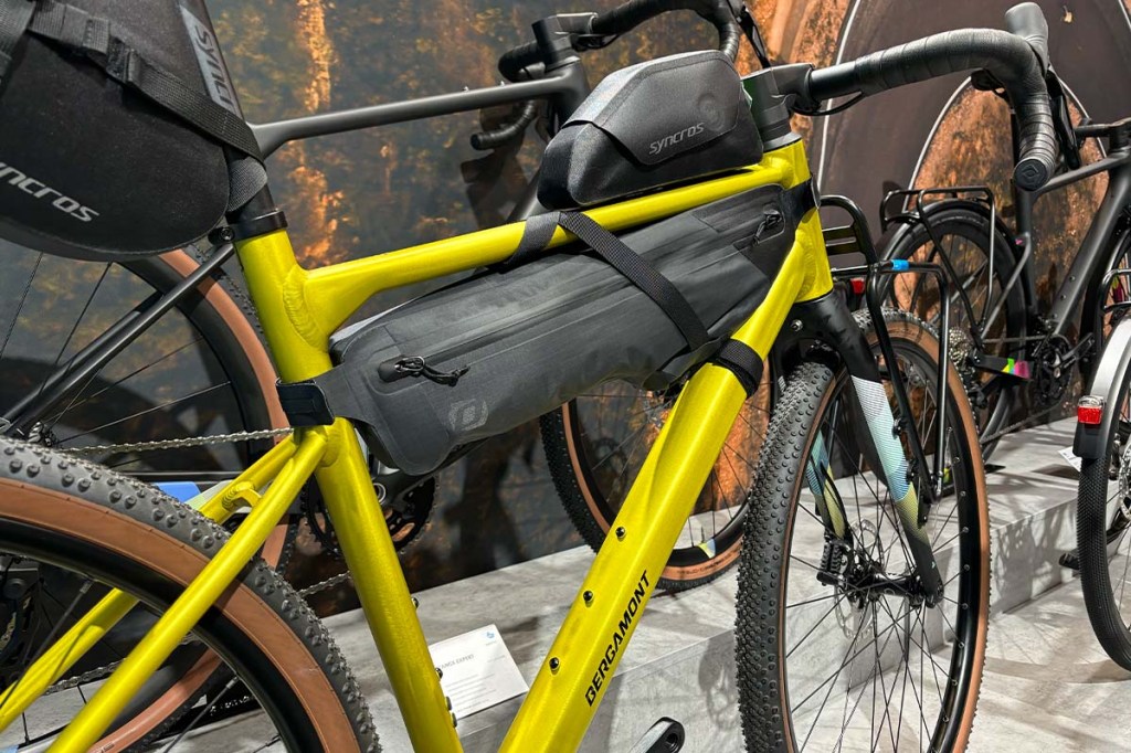 Nahaufnahme Rahmen eines Gravelbikes