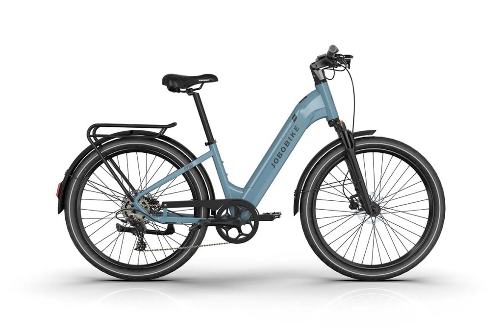 Productshot grünes E-Bike