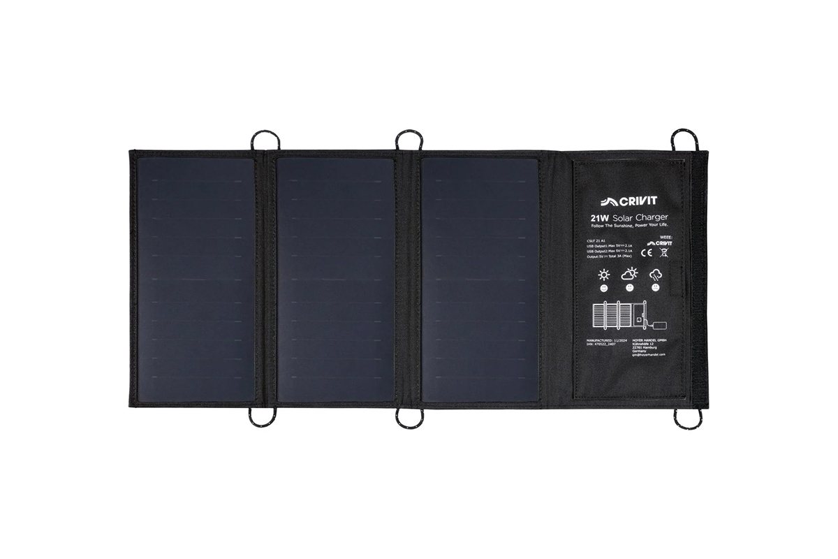 Crivit Solar Ladegerät